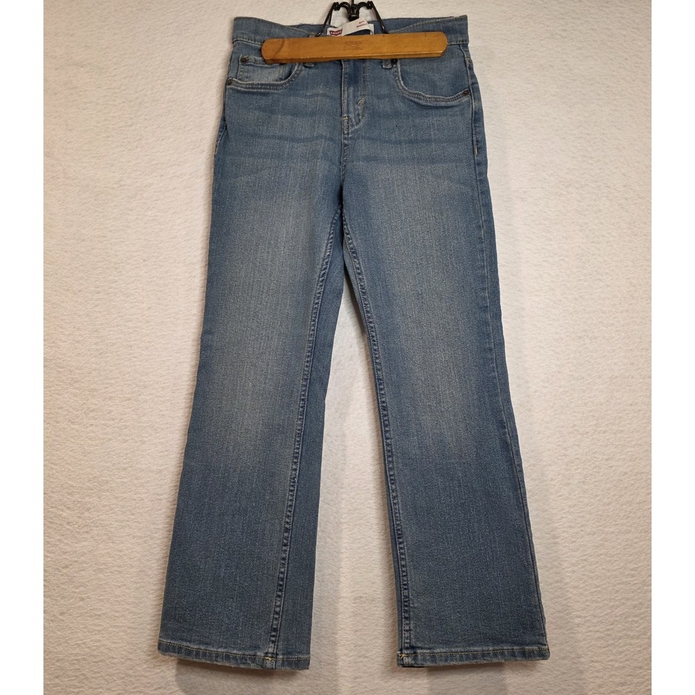 Levi's 517 Girls 10 Regular Bootcut Medium Denim Blue Jeans